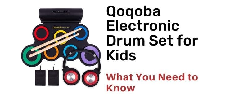 Qoqoba Electronic Drum Set for Kids